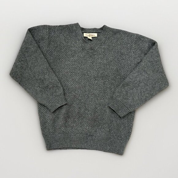Tommy Bahama Other - Tommy Bahama Long Sleeve V Neck Cashmere Sweater Men's Size Large Grey Knit